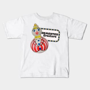 Demented creature clown dude Kids T-Shirt